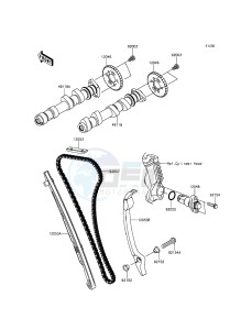 VULCAN S ABS EN650BGFA XX (EU ME A(FRICA) drawing Camshaft(s)/Tensioner