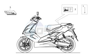 SR 50 H2O new ie AND carb. drawing Plate set and handbook