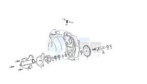 SENDA SM X-RACE 2VER - 50 CC VTHSR2E1A EU2 2VER drawing WATER PUMP