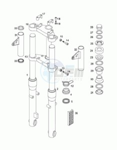 QUADRO_NL_L1 50 L1 drawing Front forks