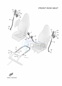 YXF850E YXF85WPBL (BAR7) drawing SEAT 2