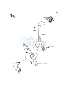 VULCAN 900 CUSTOM VN900CGF GB XX (EU ME A(FRICA) drawing Brake Pedal