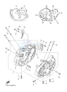 XVS950CU XV950R XV950 R-SPEC (2DX7) drawing CRANKCASE