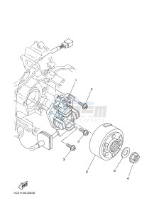 YZ125 (1SR9 1SRA 1SRB 1SRC 1SRC) drawing GENERATOR