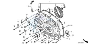 VTR2509 F / CMF LL drawing RIGHT CRANKCASE COVER