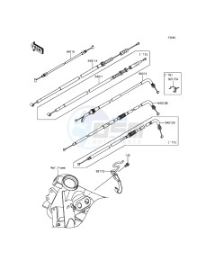 NINJA 250SL ABS BX250BGFA XX (EU ME A(FRICA) drawing Cables