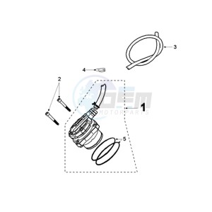 LUDIX 10 OR SNAKE drawing AIR INLET