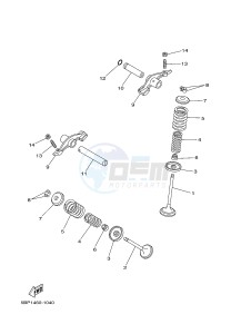 YFM250R YFM25RB RAPTOR 250 (1BTG 1BTH 1BTJ) drawing VALVE