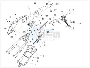 RSV4 1000 Racing Factory L.E. (EMEA) (EU, GB) drawing Rear body