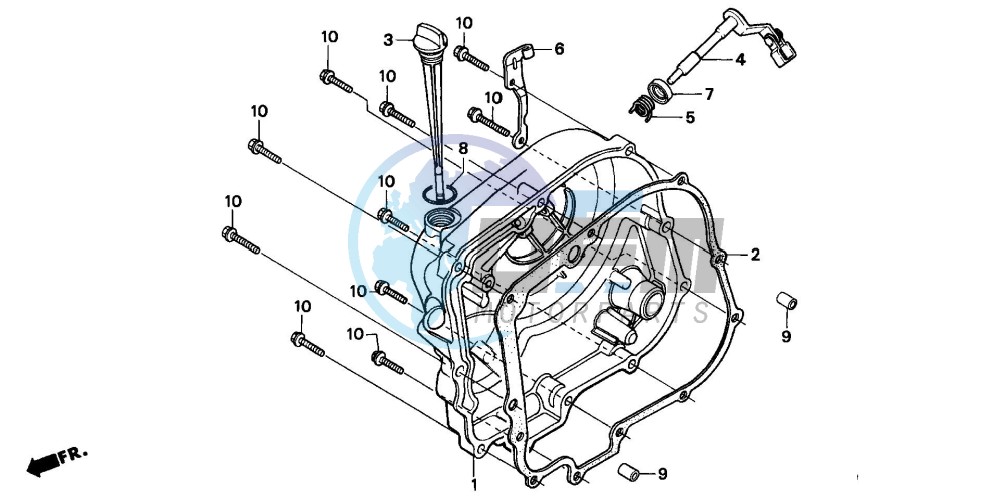 RIGHT CRANKCASE COVER