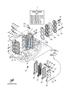 60F drawing CYLINDER--CRANKCASE