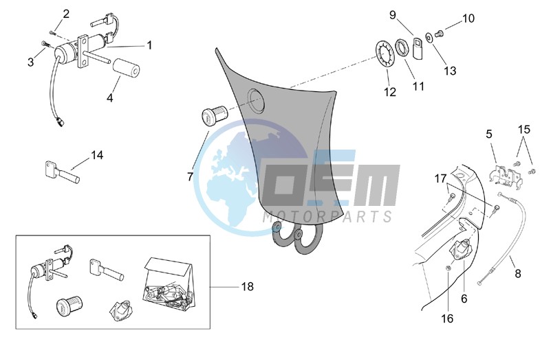 Decal and Lock hardware kit