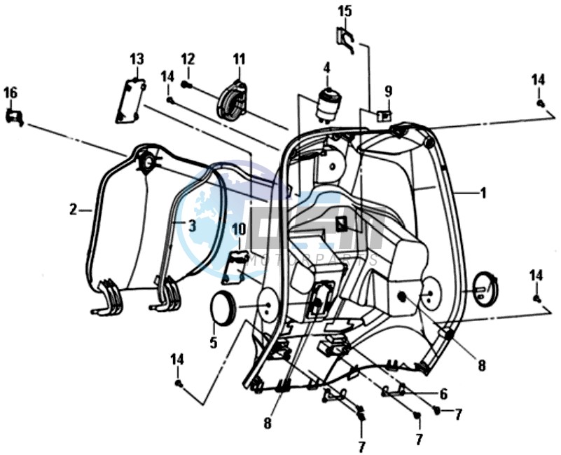 COWLING INNER FR PLATE