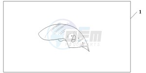 VF750C drawing CHROME FR.FENDER