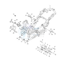 YP R X-MAX 250 drawing FRAME