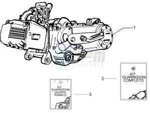 Liberty 50 4t Delivery drawing Engine assembly