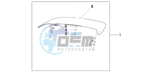 TOP BOX SPOILER DIGITAL SILVER