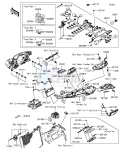 NINJA ZX-6R ABS ZX636FGFA GB XX (EU ME A(FRICA) drawing Chassis Electrical Equipment