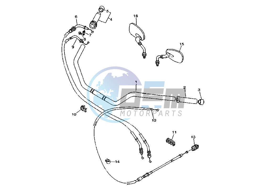 STEERING HANDLE -CABLE