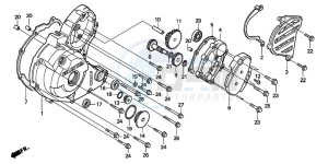 TRX300EX SPORTRAX 300EX drawing LEFT CRANKCASE COVER