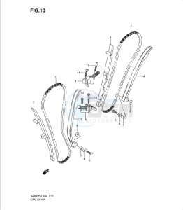 VZ800K9 drawing CAM CHAIN