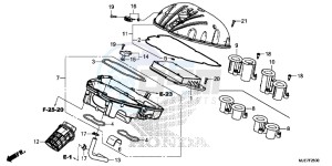 CBR650F 2ED - (2ED) drawing AIR CLEANER