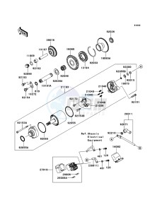 NINJA_ZX-10R_ABS ZX1000KBF FR GB XX (EU ME A(FRICA) drawing Starter Motor