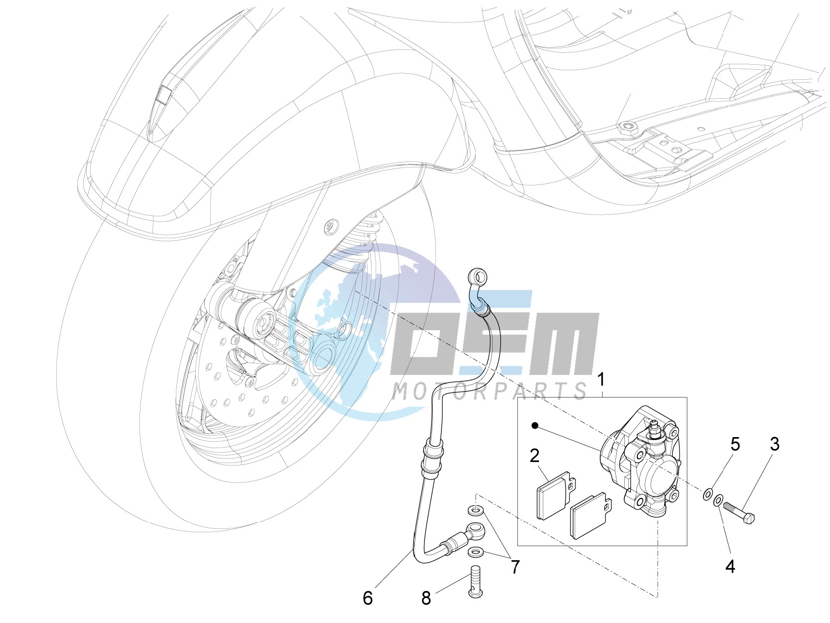 Brakes pipes - Calipers