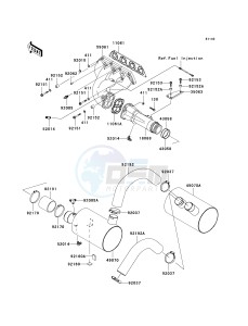 JT 1500 C [ULTRA LX] (C7F-C8F ) C8F drawing MUFFLER-- S- -