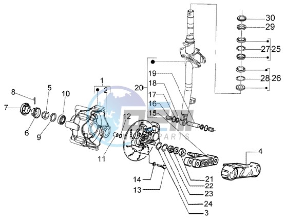 Steering column - Disc brake