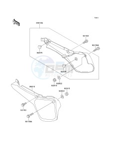 KX 60 B [X60] (B6-B9) drawing SIDE COVER