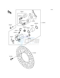 EN 500 C [VULCAN 500 LTD] (C1-C5) [VULCAN 500 LTD] drawing FRONT BRAKE