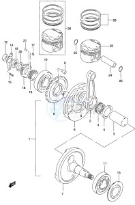 GZ250 (K3) drawing CRANKSHAFT