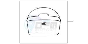 XL125VA EU / CMF - (EU / CMF) drawing TOP BOX INNERBAG