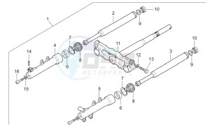 SR 50 H2O drawing Front fork Marzocchi