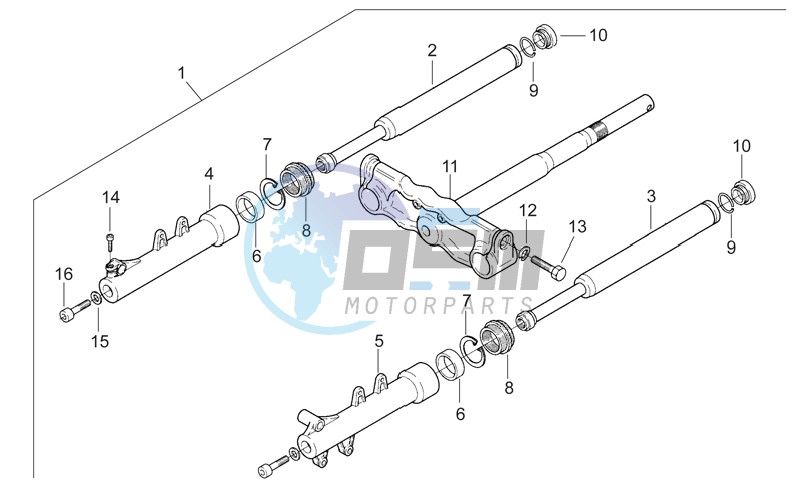 Front fork Marzocchi