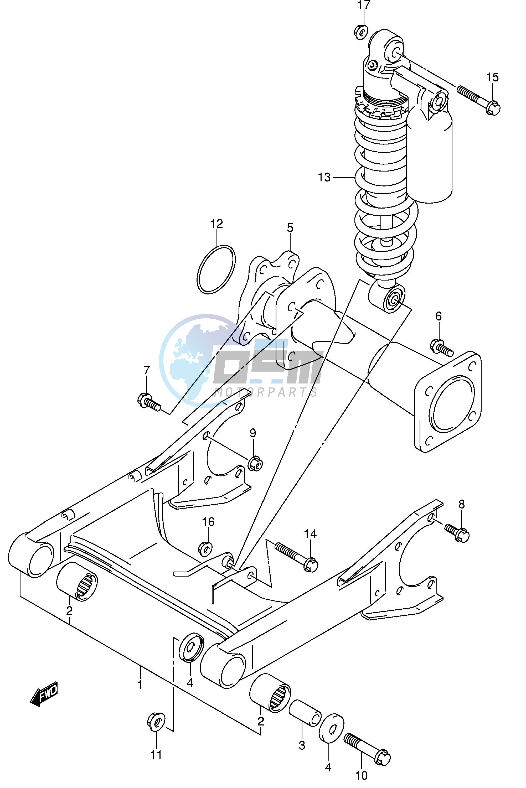 REAR SWINGINGARM