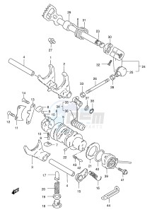 GZ250 (E1) drawing GEAR SHIFTING