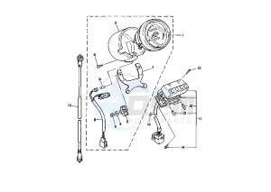 XV S VIRAGO 250 drawing METER