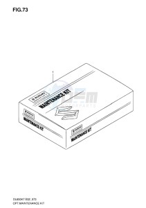 DL650 ABS V-STROM EU-UK drawing MAINTENANCE KIT