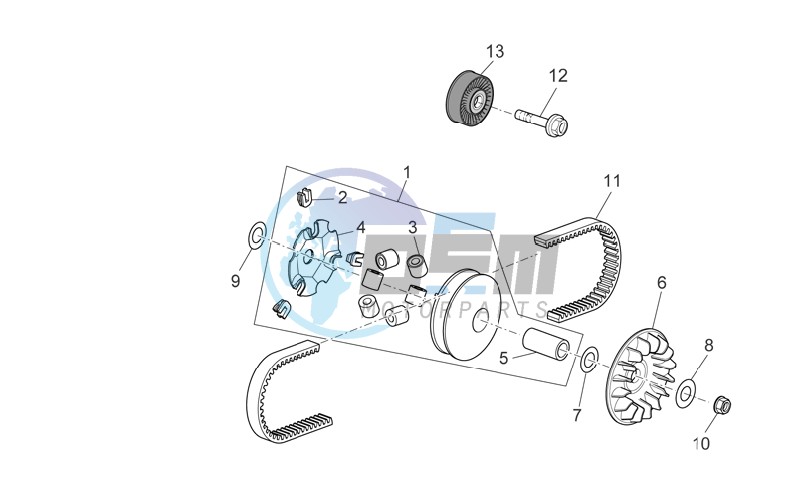 Variator assembly