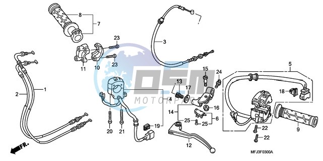 HANDLE LEVER/SWITCH/CABLE