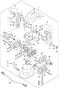 DF 175AP drawing Top Mount Dual