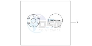 CB600F39 Australia - (U / ST) drawing CRANKCASE*NHA84P*