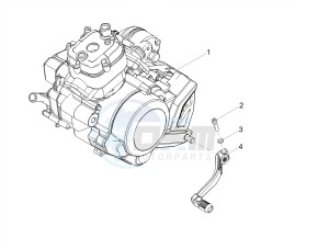 SX 50 E4 (EMEA) drawing Engine-Completing part-Lever