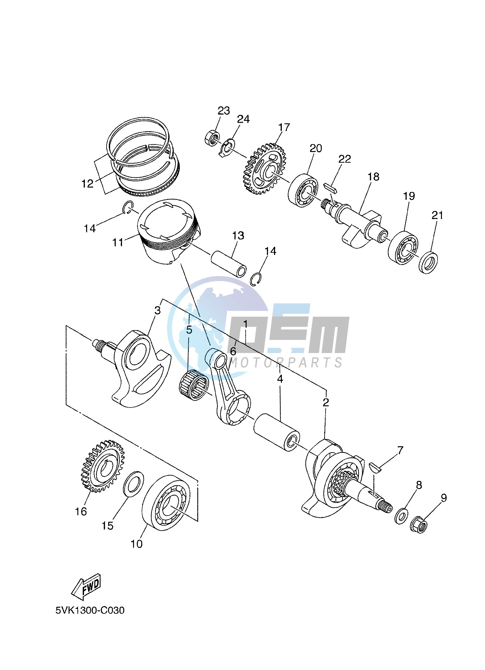 CRANKSHAFT & PISTON