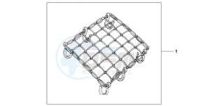 CBR125RW9 Europe Direct - (ED / WH) drawing RUBBER NET A