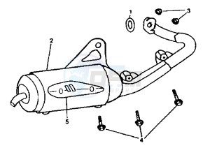 SUPER FANCY - 50 cc drawing EXHAUST