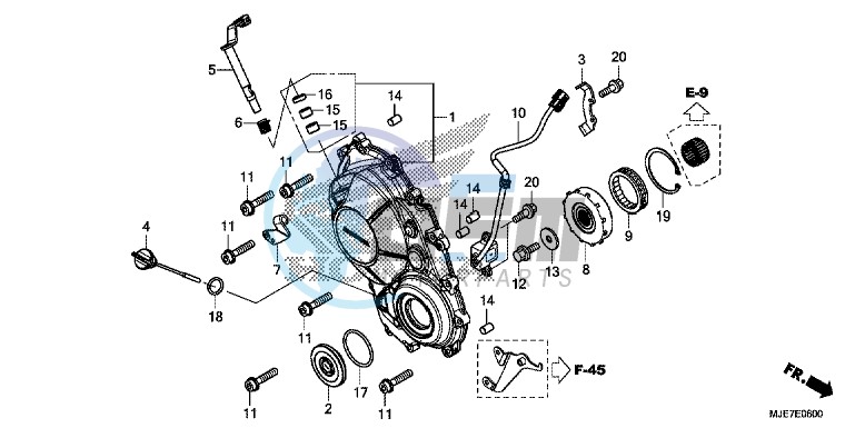 RIGHT CRANKCASE COVER