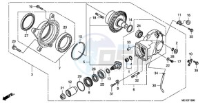 NSA700A9 Europe Direct - (ED / MME) drawing FINAL DRIVEN GEAR